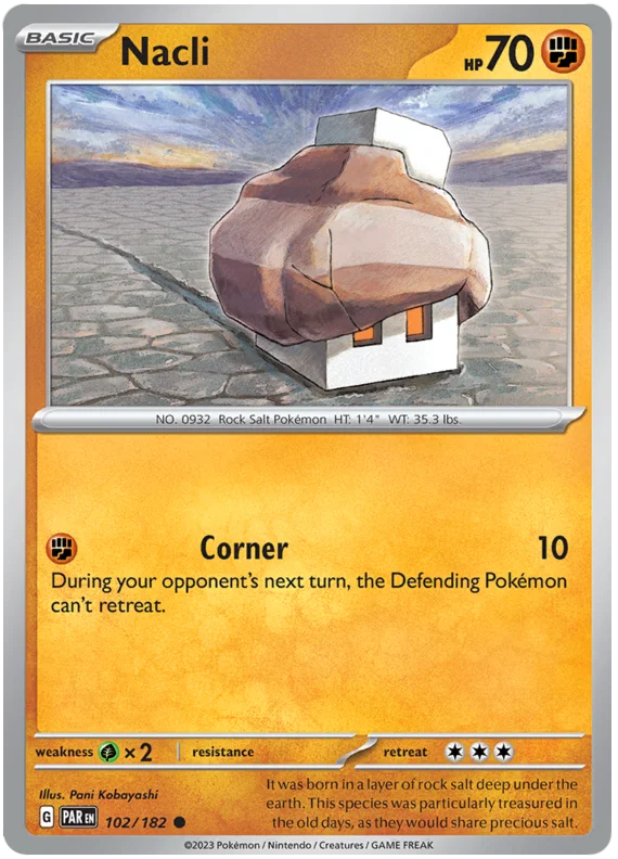 Nacli 102 Paradox Rift Single Pokemon Card 102/182