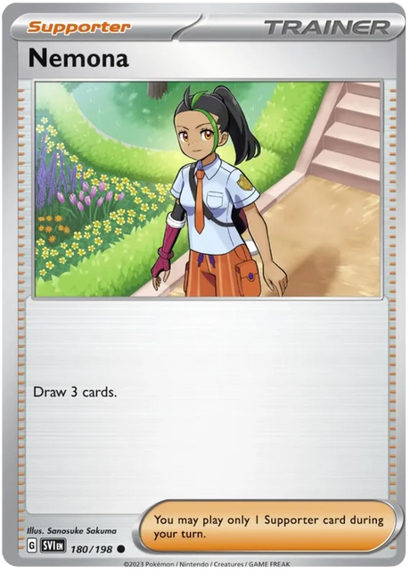 Nemona Scarlet & Violet Base Set Pokemon Card Single