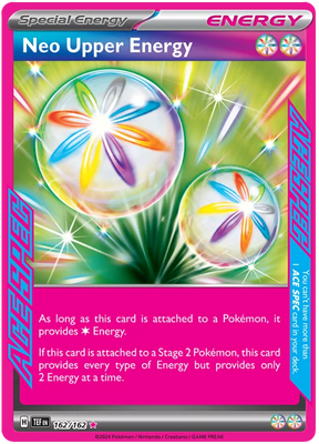 Neo Upper Energy Temporal Forces Pokemon Single 162/162