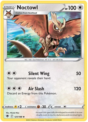 Noctowl Astral Radiance Pokemon Card Singles 121/189