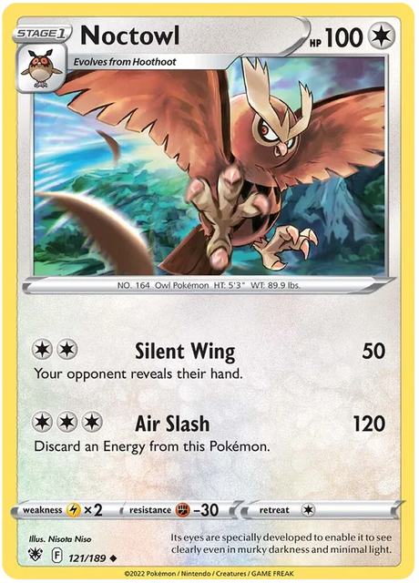 Noctowl Astral Radiance Pokemon Card Singles 121/189