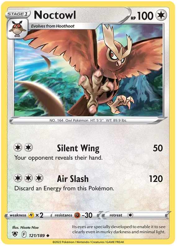Noctowl Astral Radiance Pokemon Card Singles 121/189
