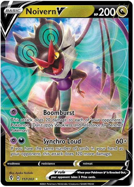 Noivern V 117/203 - Pokemon TCG Evolving Skies card