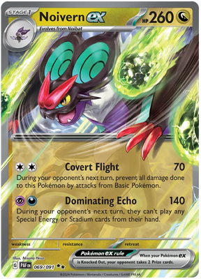 Noivern ex Paldean Fates Pokemon Card Single 069/091