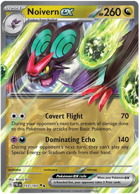 Noivern ex Paldea Evolved Single Pokemon Card