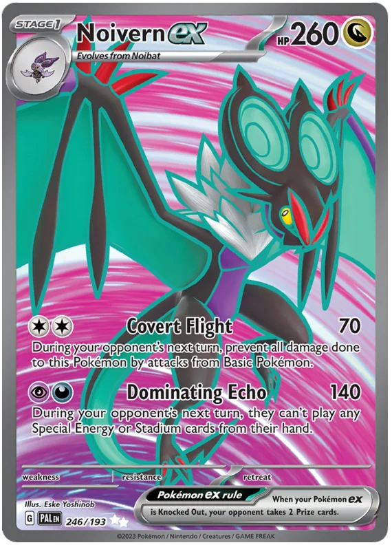 Noivern ex Full Art Paldea Evolved Single Pokemon Card