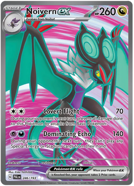 Noivern ex Full Art Paldea Evolved Single Pokemon Card