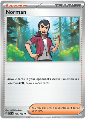 Norman Paradox Rift Single Pokemon Card 168/182