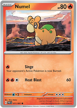 Numel Paldean Fates Pokemon Card Single 011/091