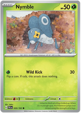 Nymble 020 Paldea Evolved Single Pokemon Card