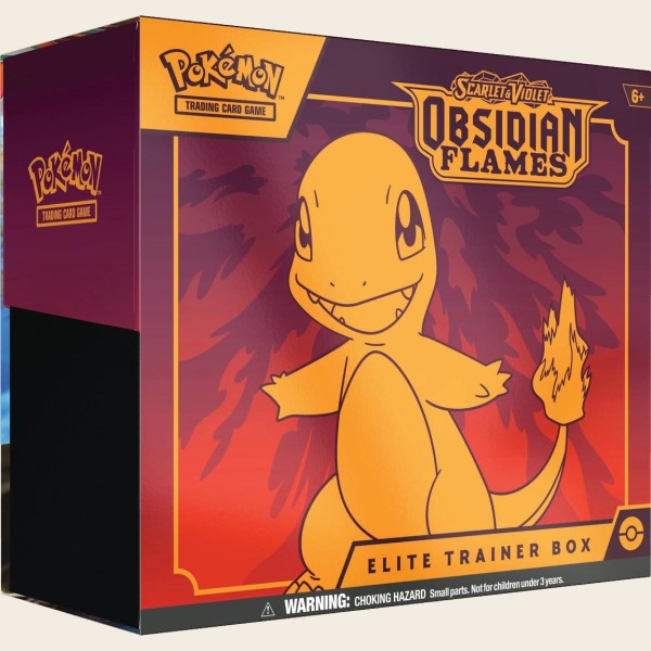 Pokemon Obsidian Flames Elite Trainer Box Featuring Charmander (SV3)