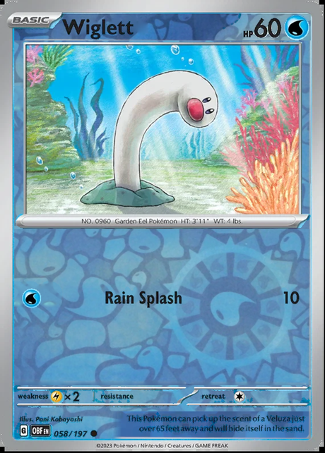 Wiglett 058/197, Obsidian Flames, Reverse Holo, representative matte composite
