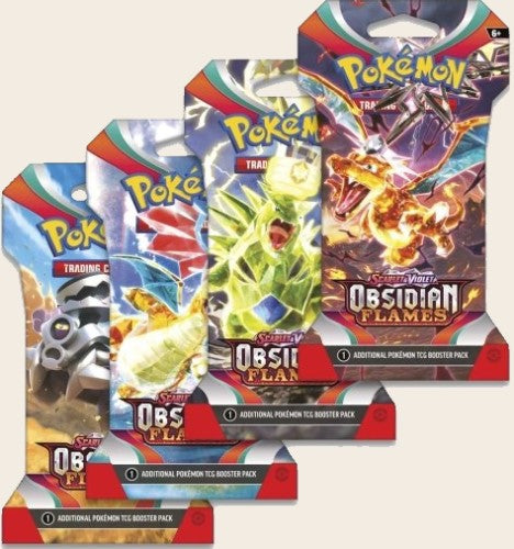 Pokemon Obsidian Flames Sleeved Booster Packs