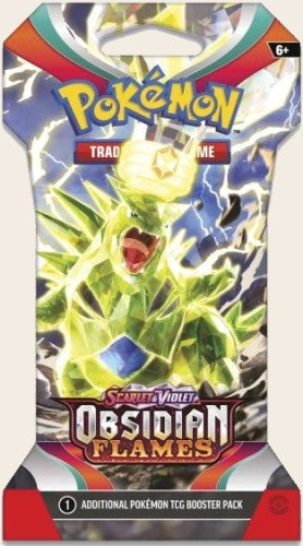 Pokemon Obsidian Flames Sleeved Booster Pack Tyrannitar