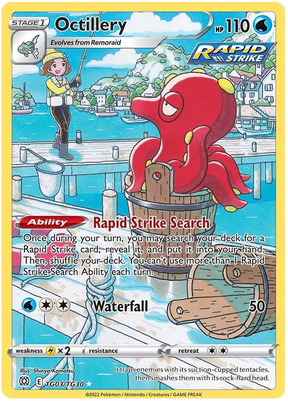 Octillery Brilliant Stars Trainer Gallery Pokemon Card Singles TG03/TG30