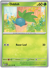 Oddish 151 Single Pokemon Card