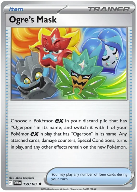 Ogre's Mask Twilight Masquerade Pokemon Single 159/167