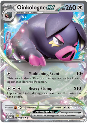 Oinkologne ex Scarlet & Violet Base Set Pokemon Card Single