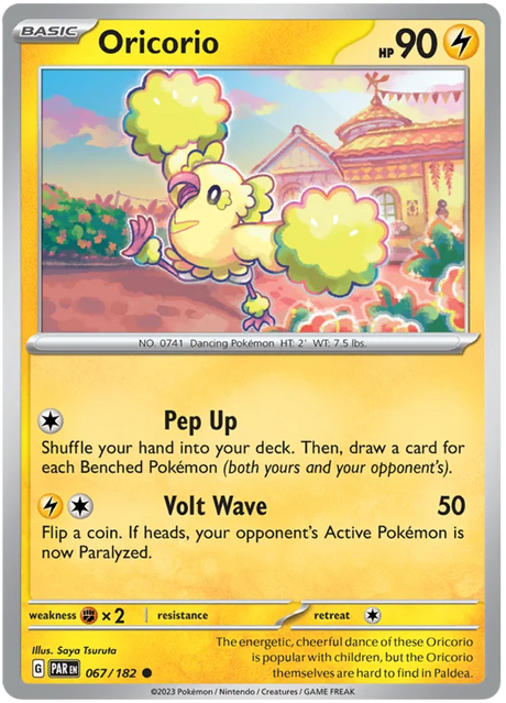 Oricorio Paradox Rift Single Pokemon Card 067/182