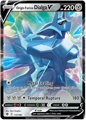 Origin Forme Dialga V Astral Radiance Pokemon Card Singles 113/189