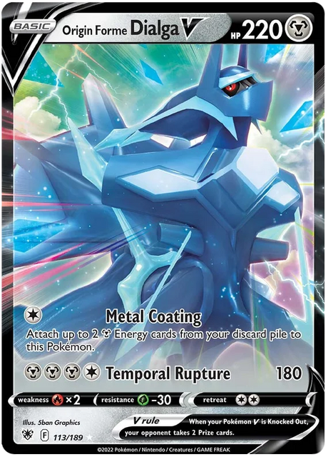 Origin Forme Dialga V Astral Radiance Pokemon Card Singles 113/189