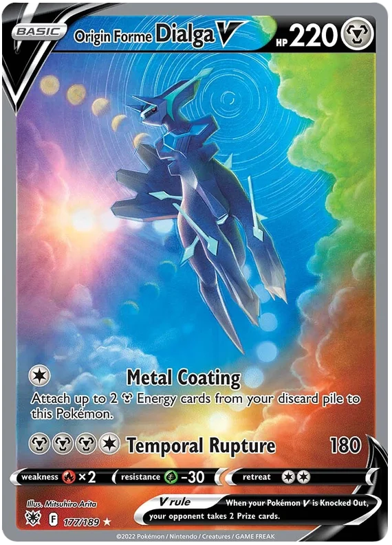 Origin Forme Dialga V Astral Radiance Pokemon Card Singles 177/189