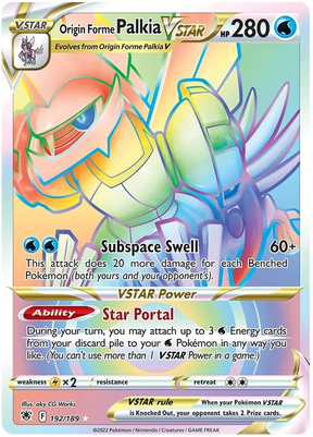 Origin Forme Palkia VSTAR Astral Radiance Pokemon Card Singles 192/189