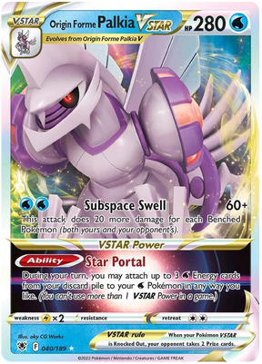 Origin Forme Palkia VSTAR Astral Radiance Pokemon Card Singles 040/189