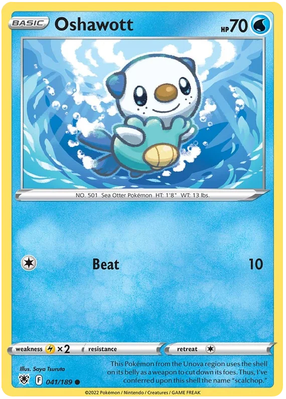 Oshawott Astral Radiance Pokemon Card Singles 041/189