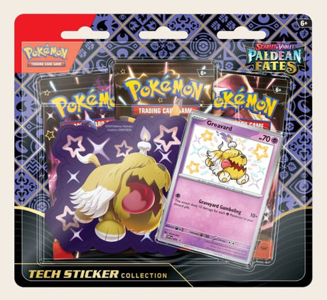 Pokemon Scarlet & Violet Paldean Fates Tech Sticker Collection Greavard