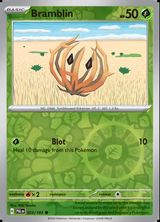 Bramblin 023/193, Paldea Evolved, Reverse Holo, representative matte composite
