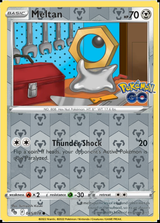 Meltan 045/078, Pokémon GO, Reverse Holo finish, representative matte composite