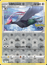 Unfezant 063/078, Pokémon GO, Reverse Holo finish, representative matte composite