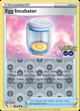 Egg Incubator 066/078, Pokémon GO, Reverse Holo finish, representative matte composite