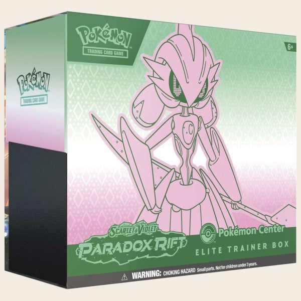 Pokemon Center Paradox Rift Iron Valiant Elite Trainer Box (SV4)