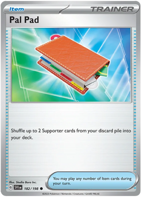 Pal Pad Scarlet & Violet Base Set Pokemon Card Single