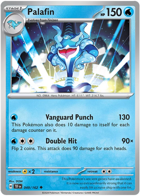 Palafin Temporal Forces Pokemon Single 049/162