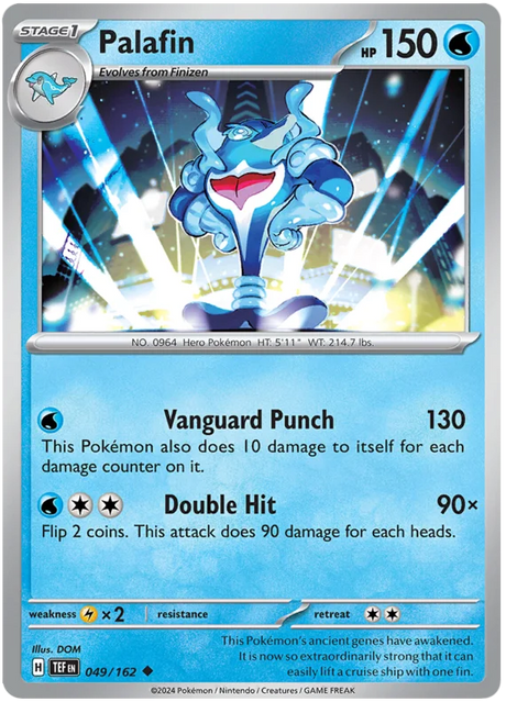 Palafin Temporal Forces Pokemon Single 049/162