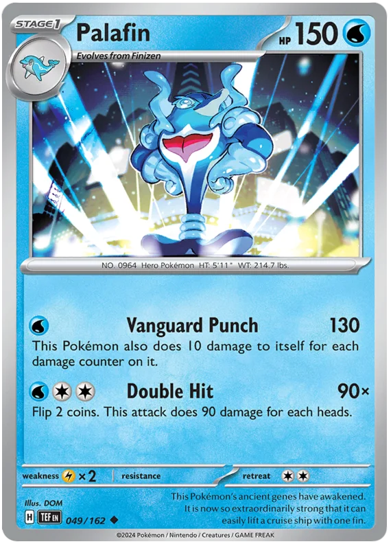 Palafin Temporal Forces Pokemon Single 049/162