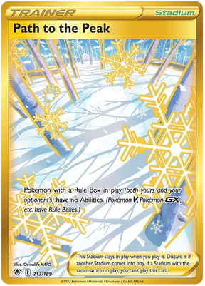 Path to the Peak Astral Radiance Pokemon Card Singles 213/189
