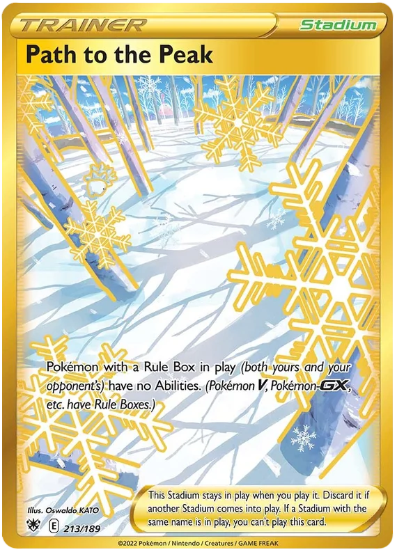 Path to the Peak Astral Radiance Pokemon Card Singles 213/189