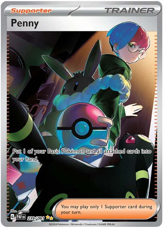 Penny Paldean Fates Pokemon Card Single 239/091