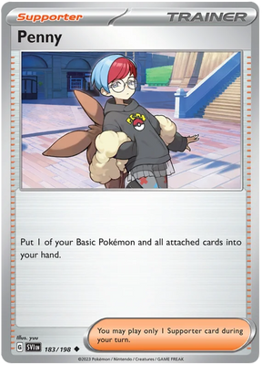 Penny Scarlet & Violet Base Set Pokemon Card Single