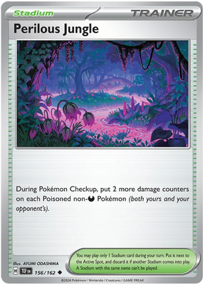 Perilous Jungle Temporal Forces Pokemon Single 156/162