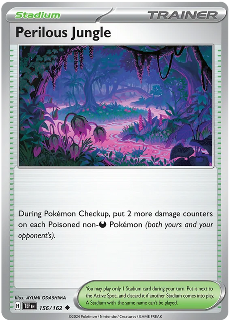 Perilous Jungle Temporal Forces Pokemon Single 156/162