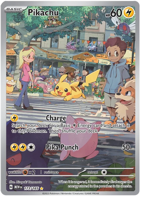 Pikachu Illustration Rare 151 Single Pokemon Card