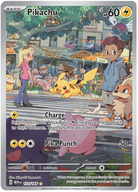 Pikachu Illustration Rare 151 Single Pokemon Card