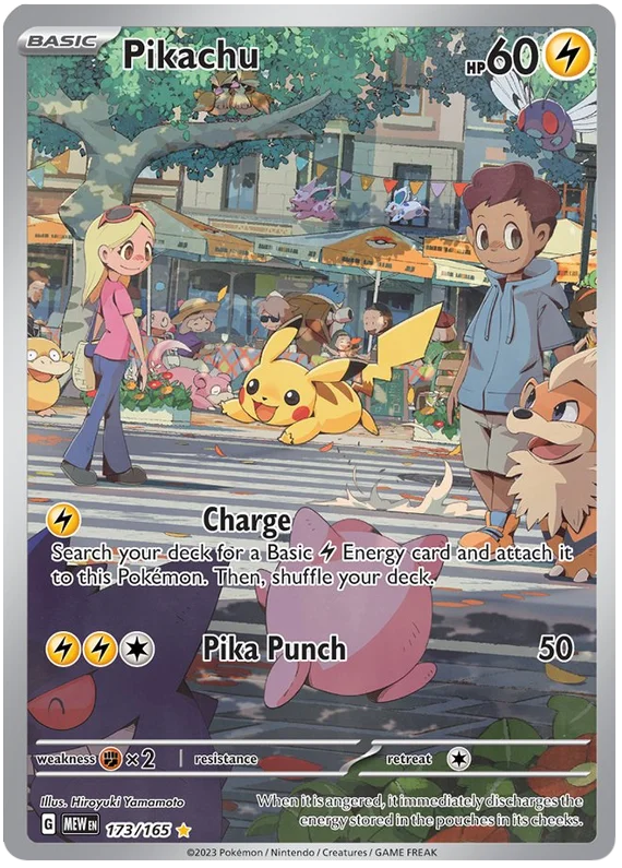 Pikachu Illustration Rare 151 Single Pokemon Card