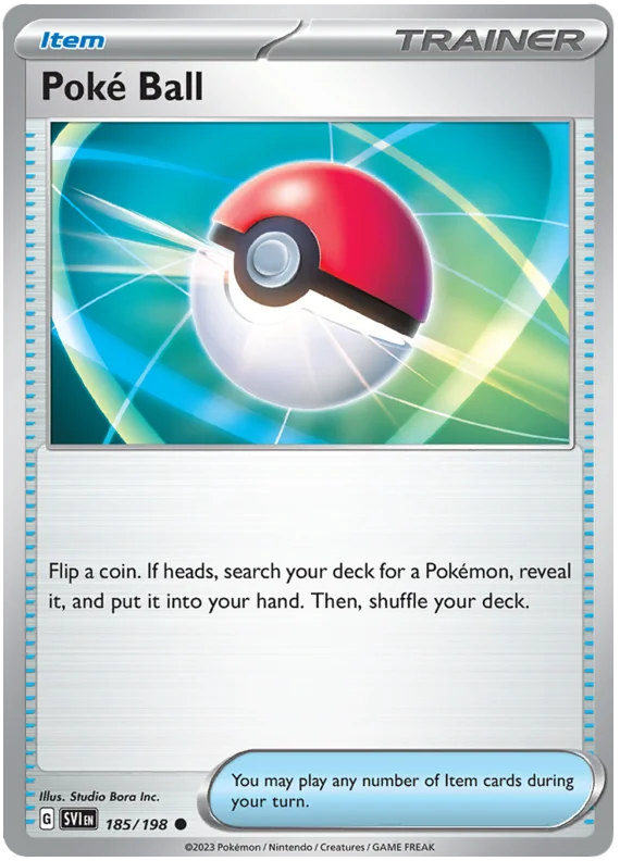 Poke Ball Scarlet & Violet Base Set Pokemon Card Single