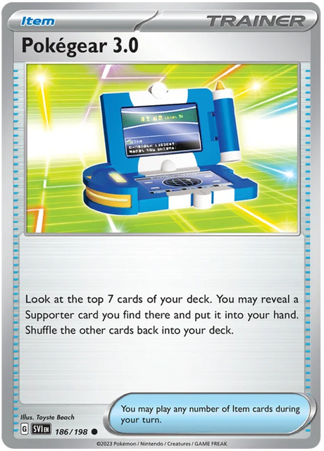 Pokegear 3.0 Scarlet & Violet Base Set Pokemon Card Single